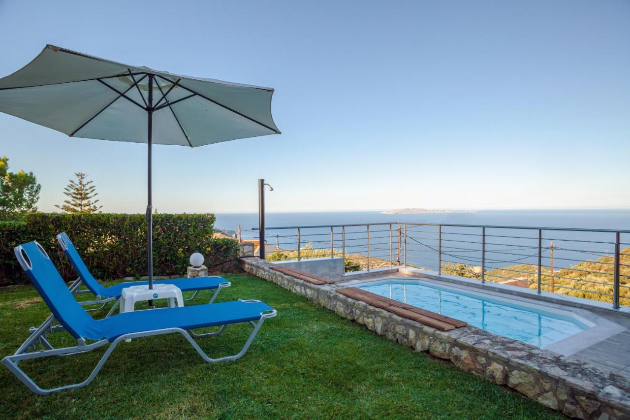 Panorama Traditional House With Private Pool Rodhiá Exteriér fotografie